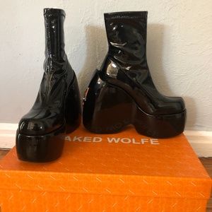 Naked Wolfe - MAYHEM BLACK PATENT - 37